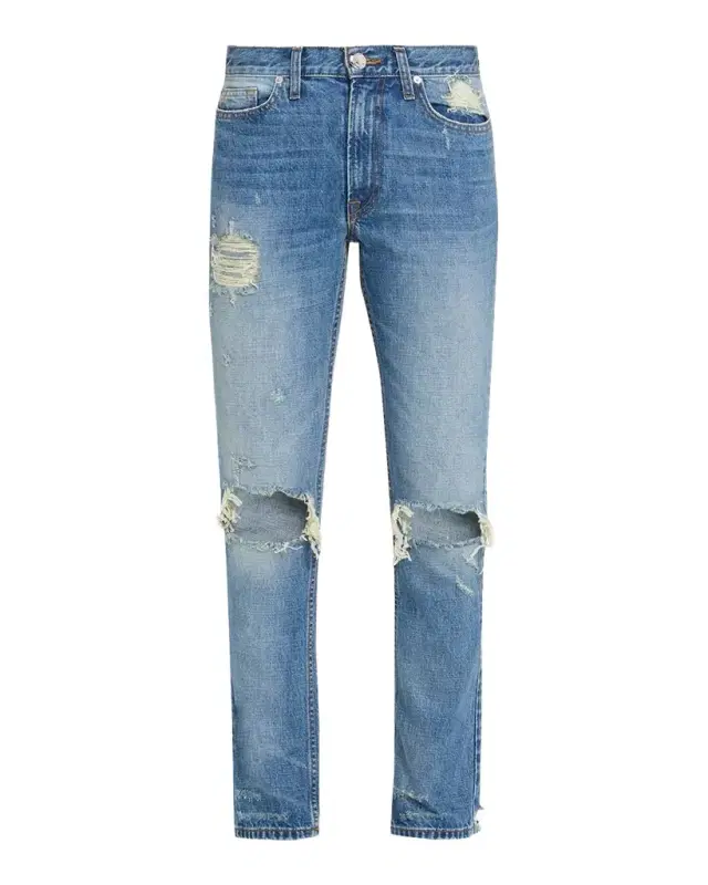 The Riggs Distressed Crop Cigarette Jeans