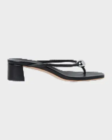 Loeffler Randall Odessa Leather Heeled Mules | Thumbnail 2 Loeffler Randall Odessa Leather Heeled Mules | Thumbnail 2