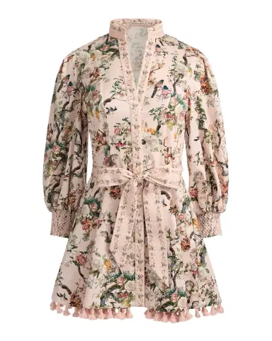 ALICE + OLIVIA Lucy Belted Mini Shirtdress | Thumbnail 1