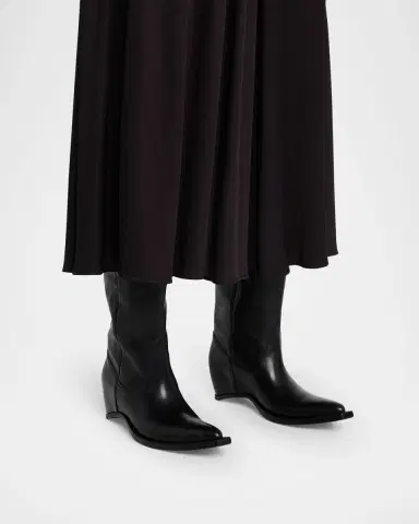Maison Margiela Heel-Less Leather Cowboy Boots | Thumbnail 2