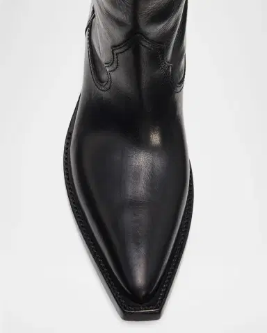 Maison Margiela Heel-Less Leather Cowboy Boots | Thumbnail 6
