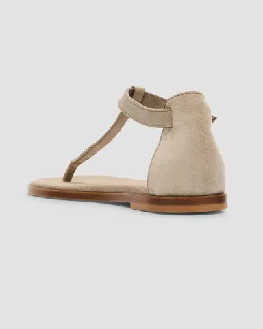 Brunello Cucinelli Suede Monili Sandals | Thumbnail 4 Brunello Cucinelli Suede Monili Sandals | Thumbnail 4