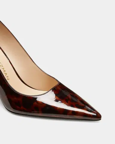 Stuart Weitzman 85mm Stuart Power Leather Pumps | Thumbnail 3