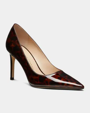 Stuart Weitzman 85mm Stuart Power Leather Pumps | Thumbnail 4