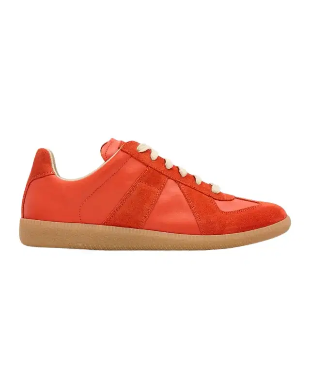 Maison Margiela Replica Suede & Leather Sneakers