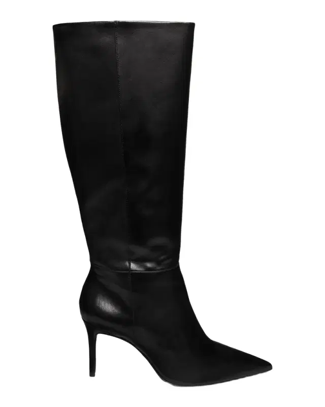 Schutz Mikki Up Leather Stiletto Knee-High Boots