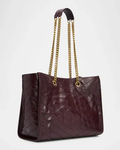 Saint Laurent Niki YSL Chevron Quilted Shopping Tote Bag | Thumbnail 7 Saint Laurent Niki YSL Chevron Quilted Shopping Tote Bag | Thumbnail 7