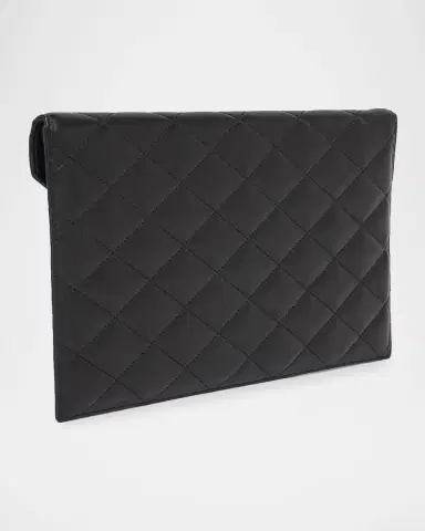 Saint Laurent Paris Pouch in Lambskin Leather | Thumbnail 12 Saint Laurent Paris Pouch in Lambskin Leather | Thumbnail 12