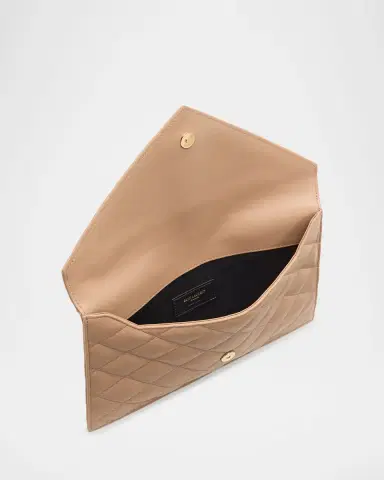 Saint Laurent Paris Pouch in Lambskin Leather | Thumbnail 8 Saint Laurent Paris Pouch in Lambskin Leather | Thumbnail 8