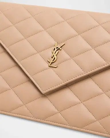 Saint Laurent Paris Pouch in Lambskin Leather | Thumbnail 10 Saint Laurent Paris Pouch in Lambskin Leather | Thumbnail 10