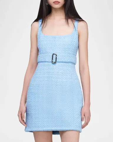 Marc Jacobs Pop J Marc Metallic Tweed Mini Dress | Thumbnail 4 Marc Jacobs Pop J Marc Metallic Tweed Mini Dress | Thumbnail 4