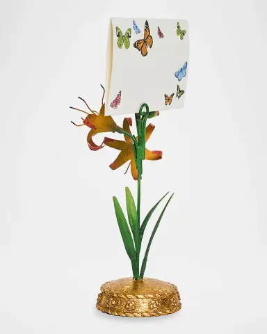 Juliska Meadow Walk Tiger Lily Place Card Holder | Thumbnail 3