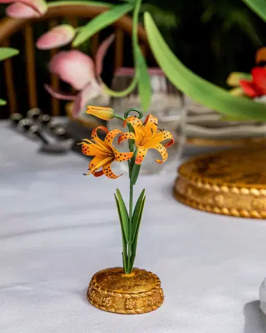 Juliska Meadow Walk Tiger Lily Place Card Holder | Thumbnail 4
