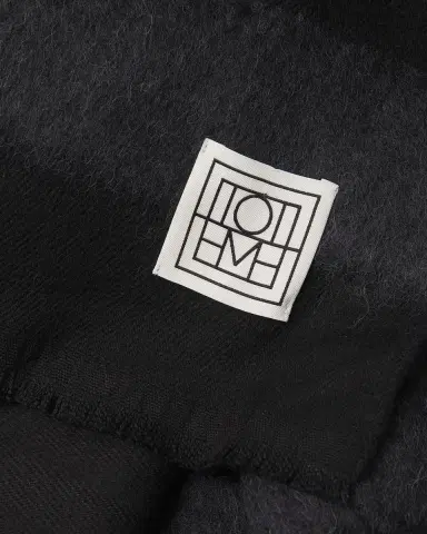 Toteme Monogram Twill Scarf | Thumbnail 4