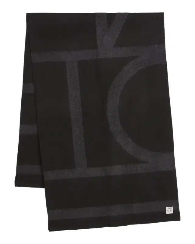 Toteme Monogram Twill Scarf