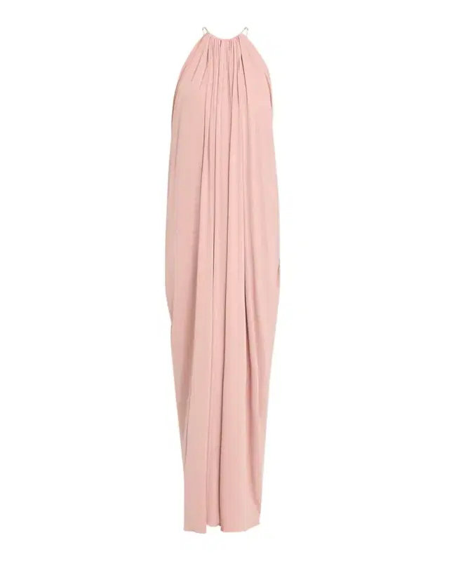 Rhodes Draped Jersey Halter Maxi Dress
