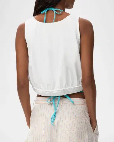 Loewe x Paula's Ibiza Cropped Drawstring Top | Thumbnail 3 Loewe x Paula's Ibiza Cropped Drawstring Top | Thumbnail 3
