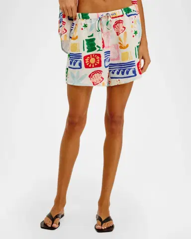 Rails Jenner Linen Drawstring Shorts | Thumbnail 4