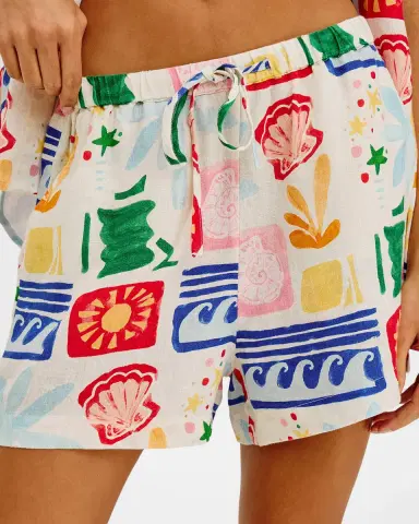 Rails Jenner Linen Drawstring Shorts | Thumbnail 5