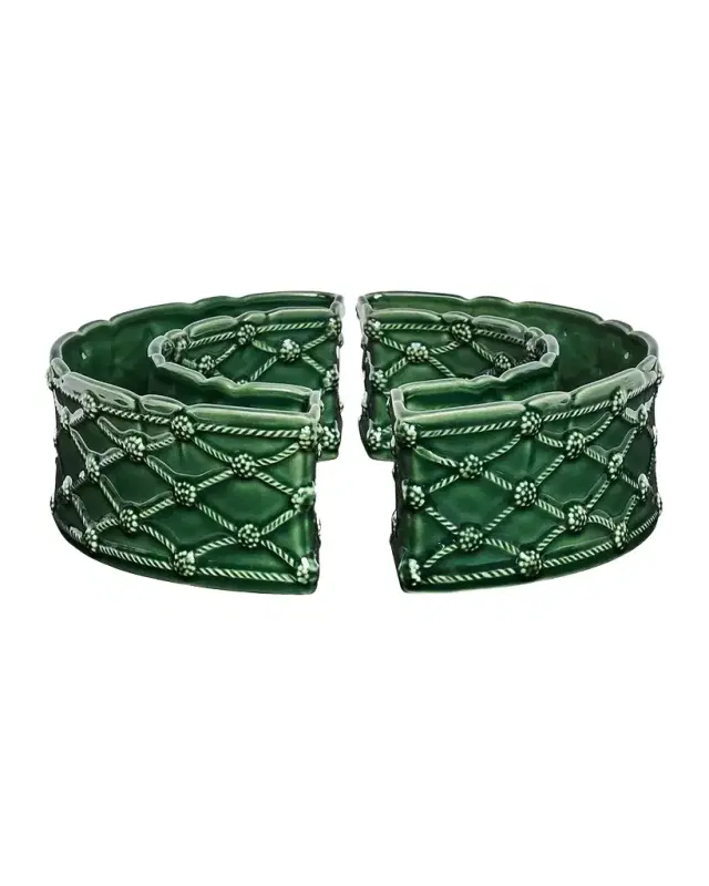 Juliska Berry & Thread Petite Parterre Garden Half Circle Vases, Set of 2