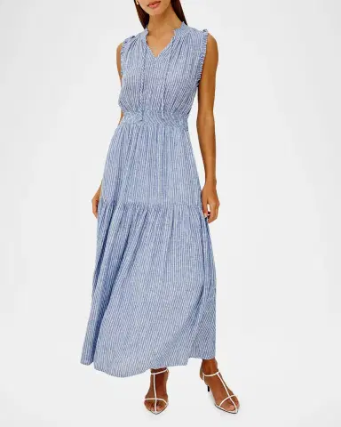 RAILS Alessia Stripe Linen Maxi Dress | Thumbnail 2 RAILS Alessia Stripe Linen Maxi Dress | Thumbnail 2