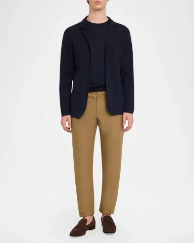 Maurizio Baldassari Men 's Cashmere Knit Patch-Pocket Blazer | Thumbnail 2