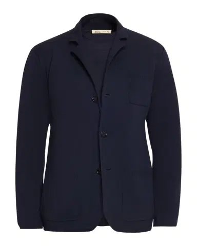 Maurizio Baldassari Men 's Cashmere Knit Patch-Pocket Blazer | Thumbnail 1