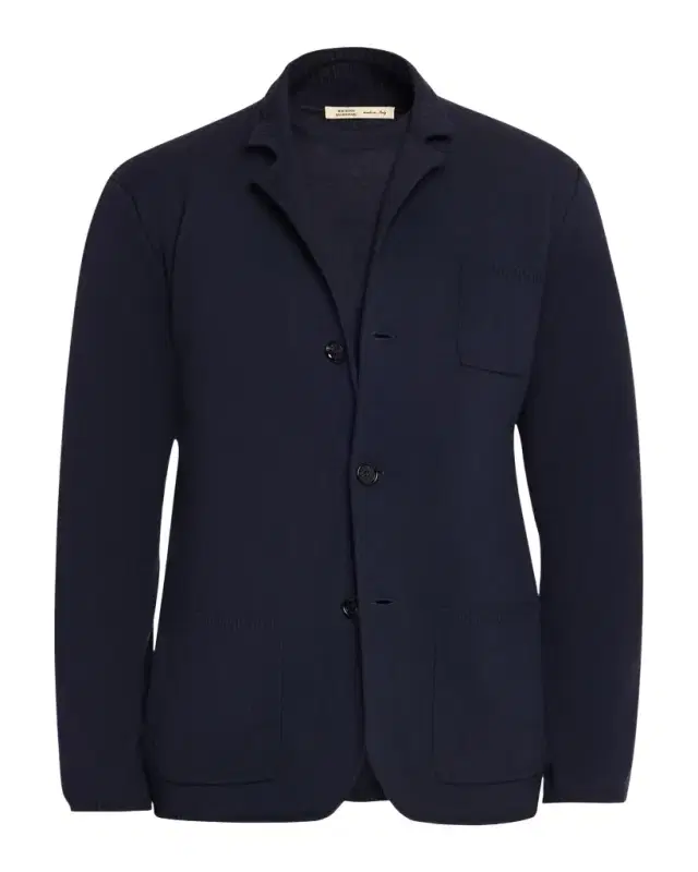 Maurizio Baldassari Men 's Cashmere Knit Patch-Pocket Blazer