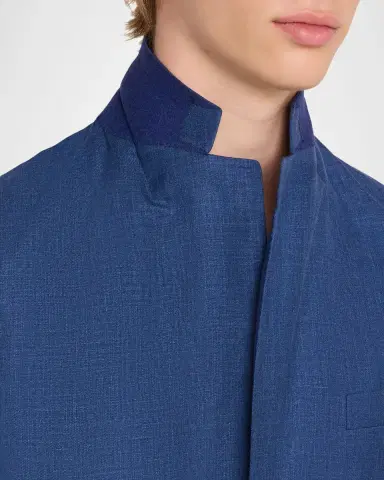 Brioni Men 's Silk Plume Jacket | Thumbnail 7 Brioni Men 's Silk Plume Jacket | Thumbnail 7