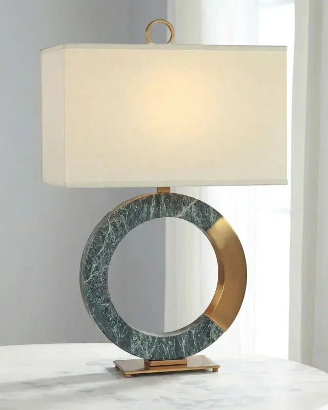 John-Richard Collection Marble Ring 29" Table Lamp