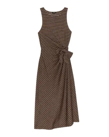 RAILS Ricky Stripe Side-Tie Midi Dress | Thumbnail 1