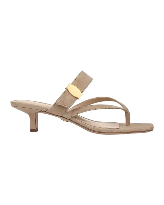 45mm Salva Dash Suede Thong Sandals
