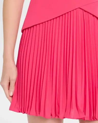 Milly Haddy Cady & Pleated Chiffon Mini Dress | Thumbnail 5 Milly Haddy Cady & Pleated Chiffon Mini Dress | Thumbnail 5