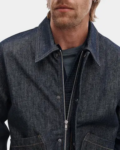 rag & bone Men 's Hudson Denim Shirt Jacket | Thumbnail 5