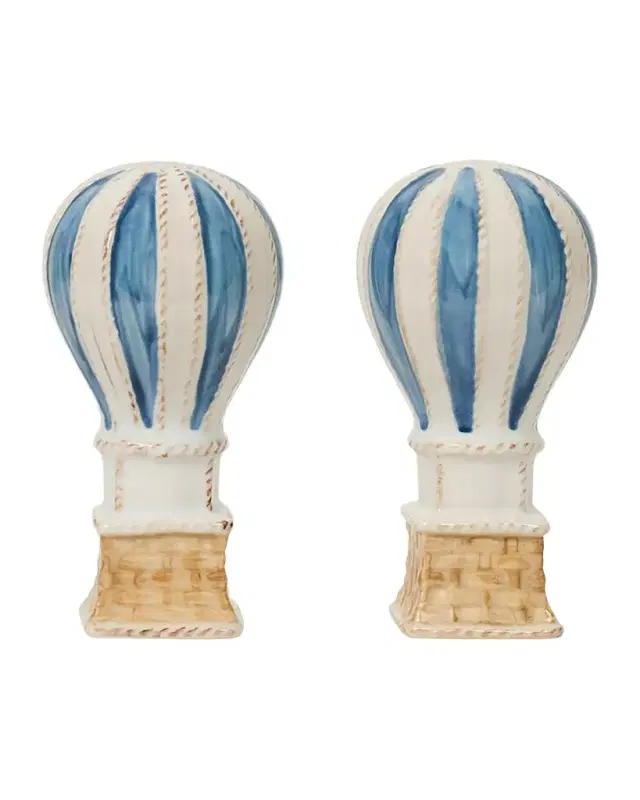 Juliska L 'Amour Toujours Hot Air Balloon Salt & Pepper Shaker Set