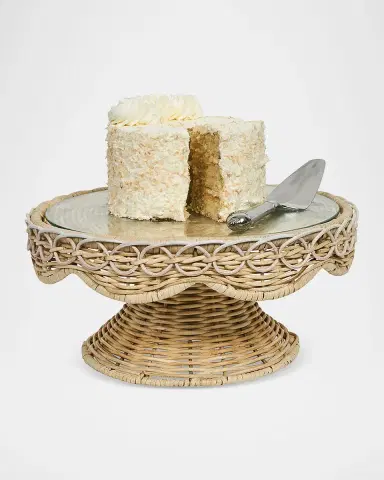 Juliska Provence Rattan Cake Stand | Thumbnail 3