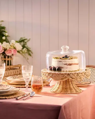 Juliska Provence Rattan Cake Stand | Thumbnail 7