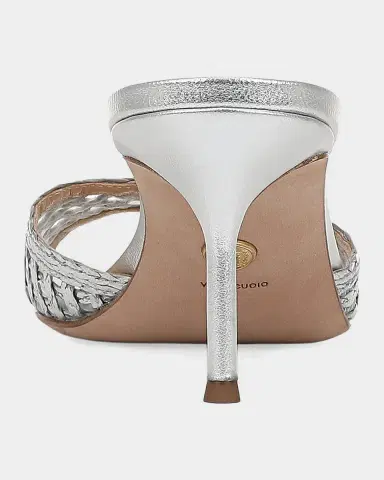 Veronica Beard 65mm Tia Lattice Raffia Mid-Heel Sandals | Thumbnail 2