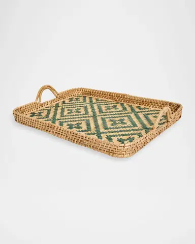 Juliska Villa Seville 18" Wicker Tray | Thumbnail 3