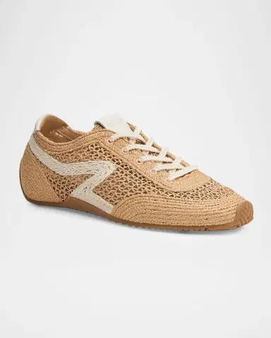 rag & bone Retro Runner Slim Raffia Sneakers | Thumbnail 2 rag & bone Retro Runner Slim Raffia Sneakers | Thumbnail 2