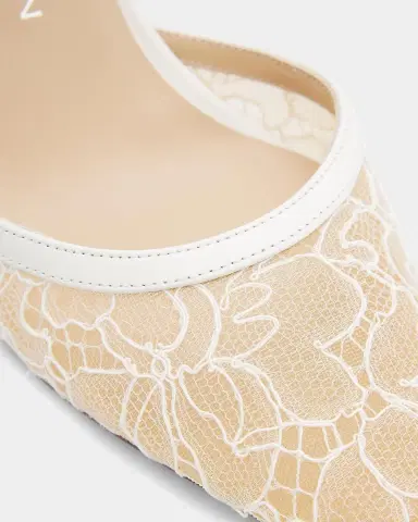 Stuart Weitzman 85mm Stuart Power Lace Pumps | Thumbnail 3
