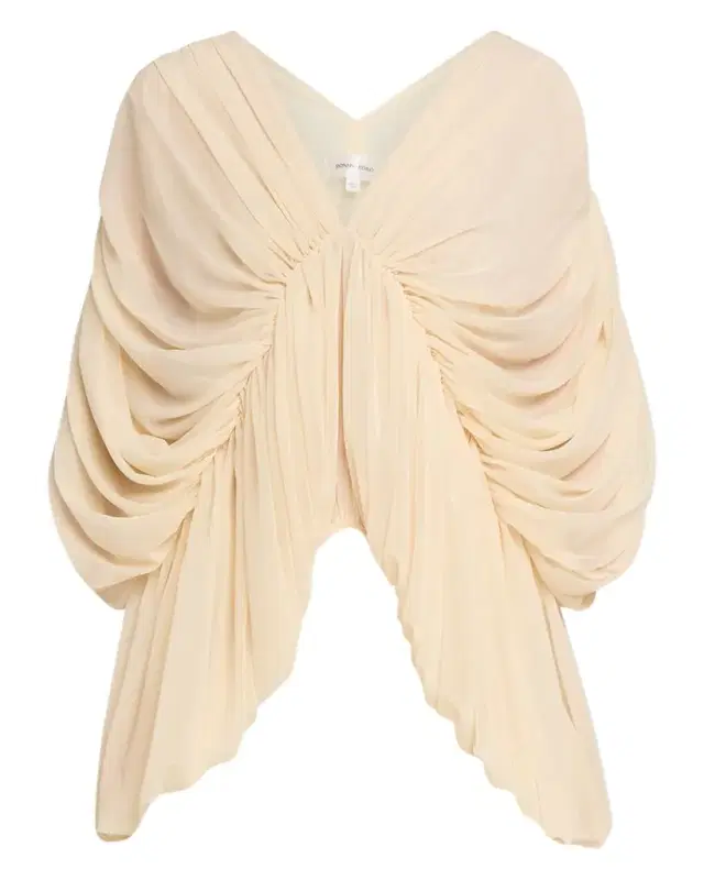 Lenore Draped Deep V-Neck Top