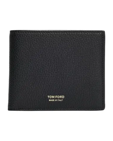 Tom Ford Men's Grained Leather T-Line Bifold Wallet | Thumbnail 1 Tom Ford Men's Grained Leather T-Line Bifold Wallet | Thumbnail 1