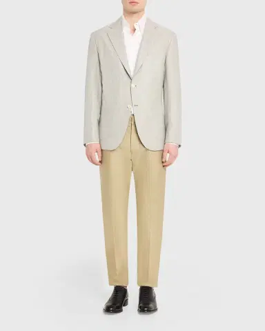 Brioni Men's Wool Plume Plaid Single-Breasted Sport Coat | Thumbnail 2 Brioni Men's Wool Plume Plaid Single-Breasted Sport Coat | Thumbnail 2