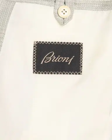 Brioni Men's Wool Plume Plaid Single-Breasted Sport Coat | Thumbnail 6 Brioni Men's Wool Plume Plaid Single-Breasted Sport Coat | Thumbnail 6
