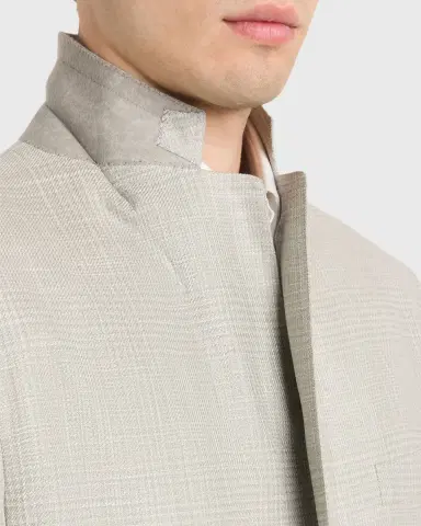 Brioni Men's Wool Plume Plaid Single-Breasted Sport Coat | Thumbnail 7 Brioni Men's Wool Plume Plaid Single-Breasted Sport Coat | Thumbnail 7