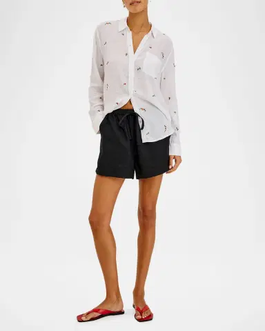 Rails Charli Embroidered Linen Shirt | Thumbnail 2 Rails Charli Embroidered Linen Shirt | Thumbnail 2