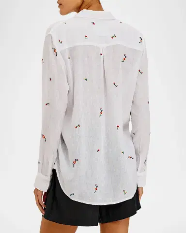 Rails Charli Embroidered Linen Shirt | Thumbnail 3 Rails Charli Embroidered Linen Shirt | Thumbnail 3