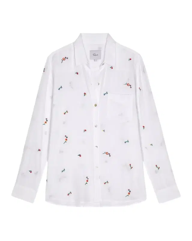Charli Embroidered Linen Shirt