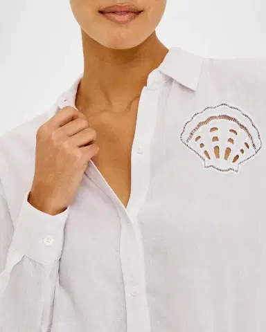 Rails Charli Embroidered Linen Shirt | Thumbnail 5 Rails Charli Embroidered Linen Shirt | Thumbnail 5